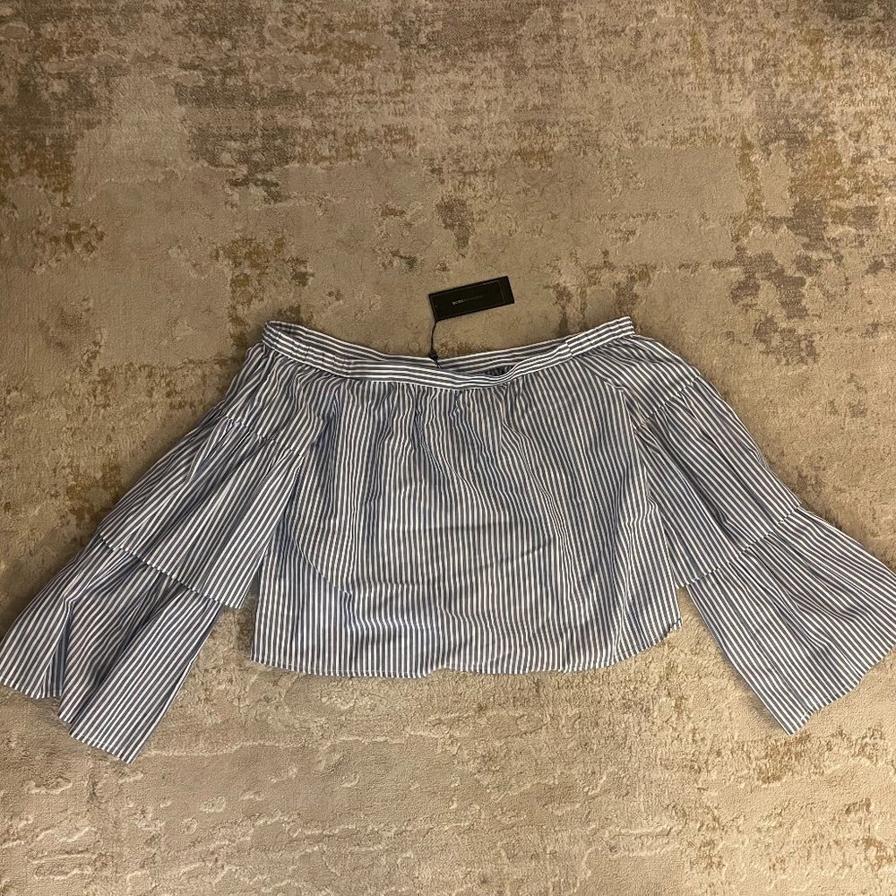 BCBG Off Shoulder Blouse NWT